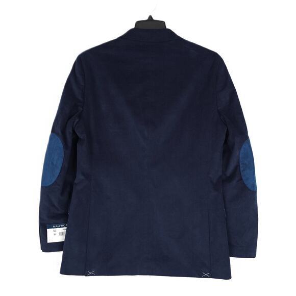 Nautica Men's Modern-Fit Active Stretch Corduroy Sport Coat Navy Solid 38R NWT - Picture 3 of 7